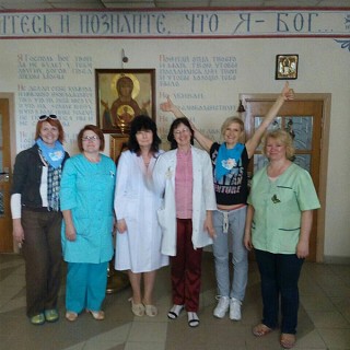 7 июня Центр ПОРА ездил в РНПЦ детской онкологии в Боровляны.