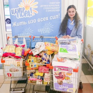 Акции по сбору продуктов питания и средств гигиены прошли в ТЦ «Корона Техно»