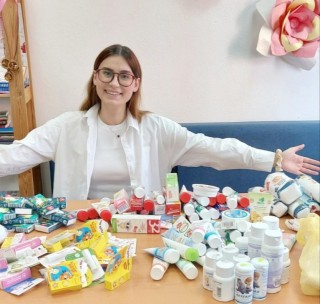 Команда девушек из Гродненского медицинского университета